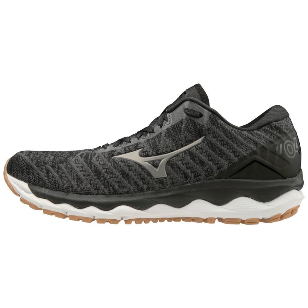 Mizuno Men's Wave Sky 4 WAVEKNIT™ Running Shoes Dark Grey (411220-SEV)